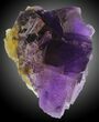 Cubic Purple/Yellow Fluorite - Cave-in-Rock, Illinois #31357-3